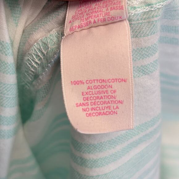 Victoria's Secret Womens Preppy Striped Button Up Sleep Shirt Size S Loungewear - Picture 4 of 8